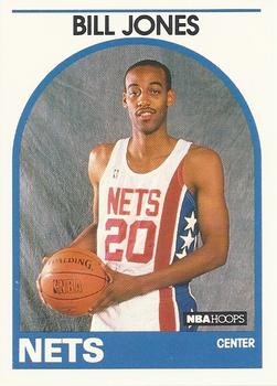 #341 Bill Jones - New Jersey Nets - 1989-90 Hoops Basketball