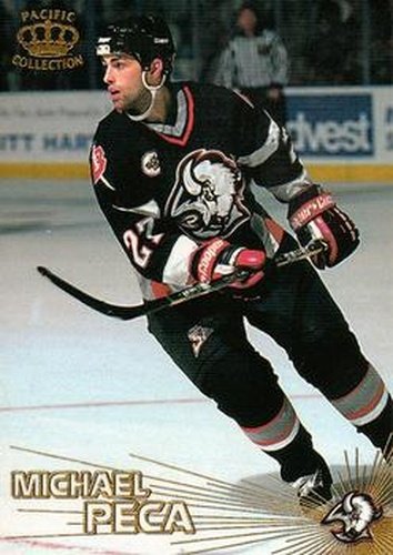 #341 Michael Peca - Buffalo Sabres - 1997-98 Pacific Crown Hockey