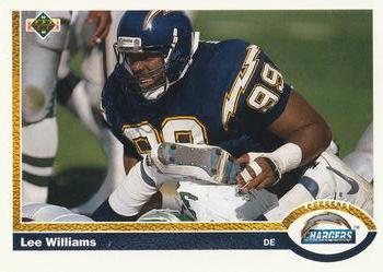 #341 Lee Williams - San Diego Chargers - 1991 Upper Deck Football