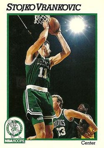 #341 Stojko Vrankovic - Boston Celtics - 1991-92 Hoops Basketball