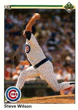 #341 Steve Wilson - Chicago Cubs - 1990 Upper Deck Baseball