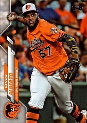 #341 Hanser Alberto - Baltimore Orioles - 2020 Topps Baseball