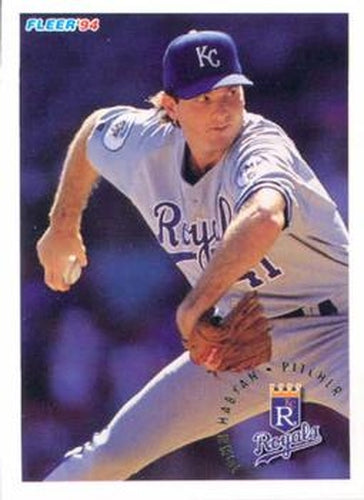 #158 John Habyan - Kansas City Royals - 1994 Fleer Baseball