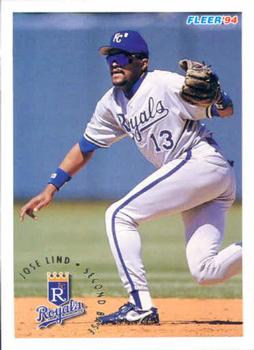#163 Jose Lind - Kansas City Royals - 1994 Fleer Baseball