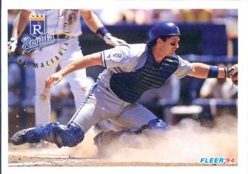 #164 Mike Macfarlane - Kansas City Royals - 1994 Fleer Baseball