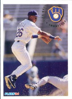 #173 Juan Bell - Milwaukee Brewers - 1994 Fleer Baseball