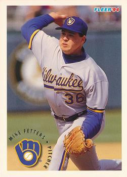 #176 Mike Fetters - Milwaukee Brewers - 1994 Fleer Baseball