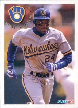 #177 Darryl Hamilton - Milwaukee Brewers - 1994 Fleer Baseball