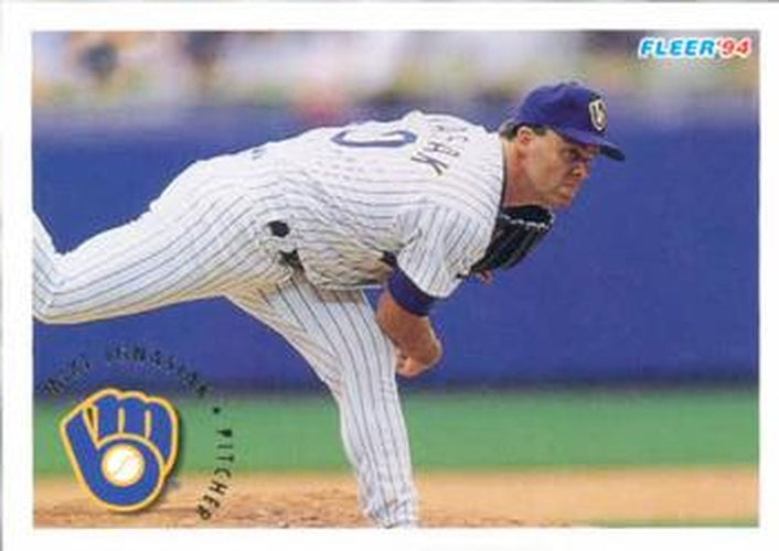 #179 Mike Ignasiak - Milwaukee Brewers - 1994 Fleer Baseball