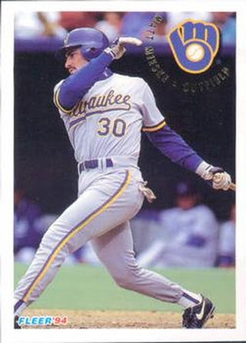 #183 Matt Mieske - Milwaukee Brewers - 1994 Fleer Baseball