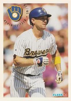 #190 Kevin Seitzer - Milwaukee Brewers - 1994 Fleer Baseball