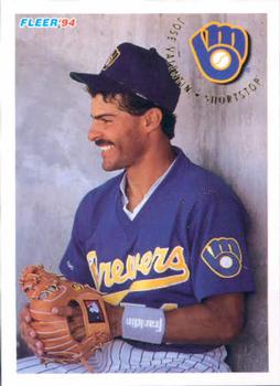 #194 Jose Valentin - Milwaukee Brewers - 1994 Fleer Baseball