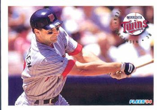 #209 Terry Jorgensen - Minnesota Twins - 1994 Fleer Baseball