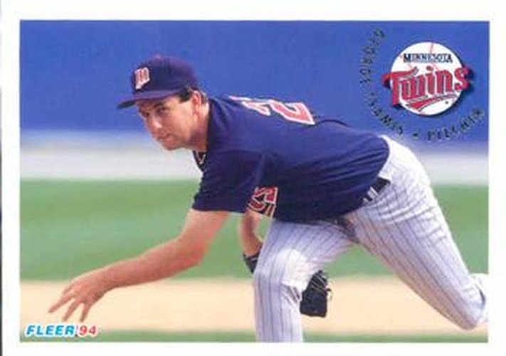 #221 George Tsamis - Minnesota Twins - 1994 Fleer Baseball