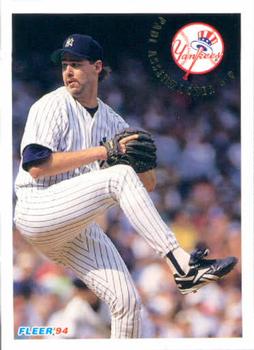 #225 Paul Assenmacher - New York Yankees - 1994 Fleer Baseball
