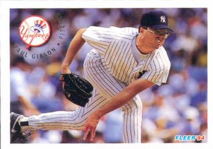 #230 Paul Gibson - New York Yankees - 1994 Fleer Baseball