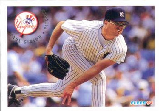 #230 Paul Gibson - New York Yankees - 1994 Fleer Baseball