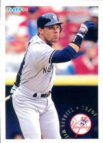 #237 Jim Leyritz - New York Yankees - 1994 Fleer Baseball