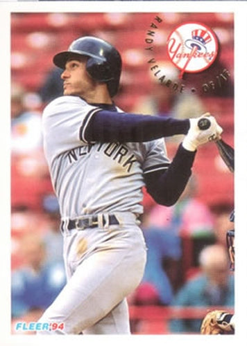 #249 Randy Velarde - New York Yankees - 1994 Fleer Baseball