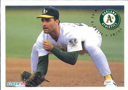 #252 Mike Aldrete - Oakland Athletics - 1994 Fleer Baseball