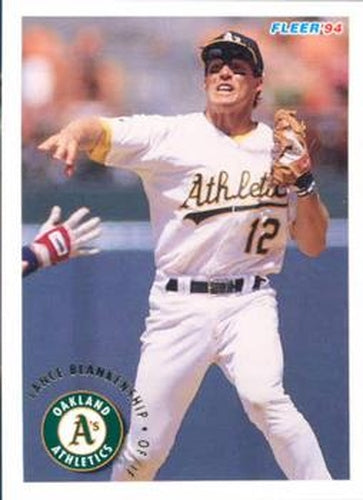 #254 Lance Blankenship - Oakland Athletics - 1994 Fleer Baseball