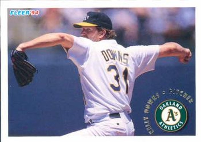 #259 Kelly Downs - Oakland Athletics - 1994 Fleer Baseball