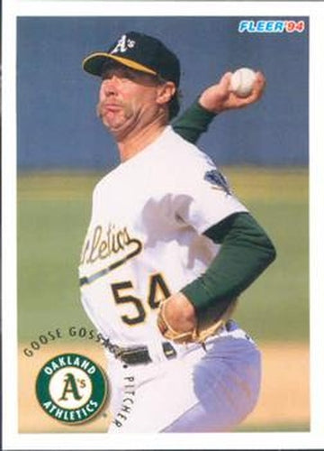 #262 Rich Gossage - Oakland Athletics - 1994 Fleer Baseball
