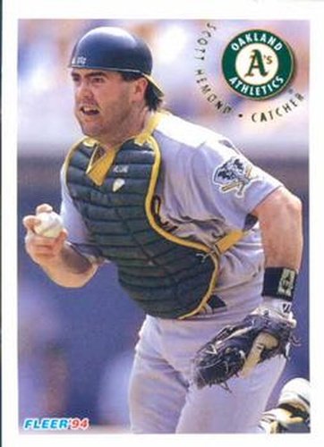 #263 Scott Hemond - Oakland Athletics - 1994 Fleer Baseball