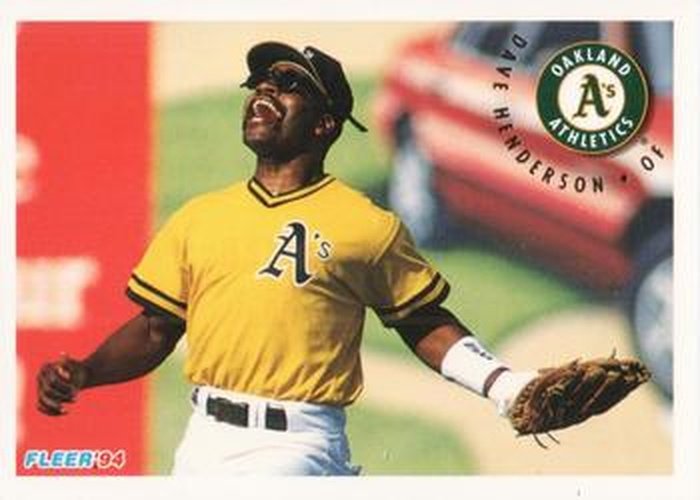 #264 Dave Henderson - Oakland Athletics - 1994 Fleer Baseball