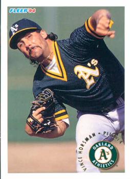 #266 Vince Horsman - Oakland Athletics - 1994 Fleer Baseball