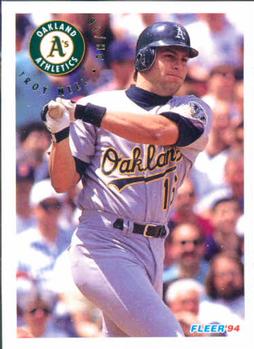 #270 Troy Neel - Oakland Athletics - 1994 Fleer Baseball