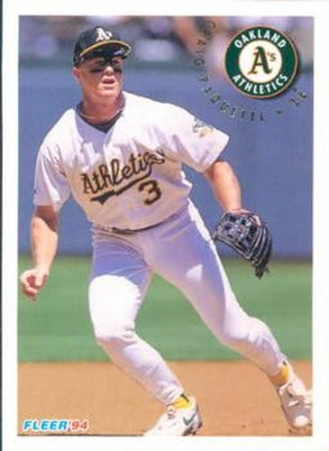#272 Craig Paquette - Oakland Athletics - 1994 Fleer Baseball