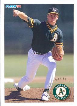 #275 Todd Van Poppel - Oakland Athletics - 1994 Fleer Baseball