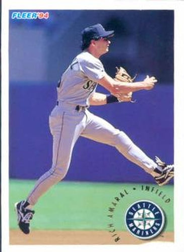 #278 Rich Amaral - Seattle Mariners - 1994 Fleer Baseball