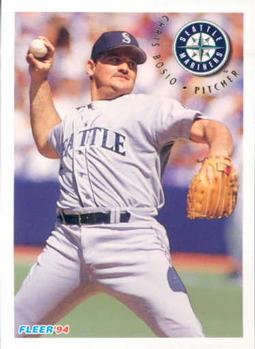 #281 Chris Bosio - Seattle Mariners - 1994 Fleer Baseball