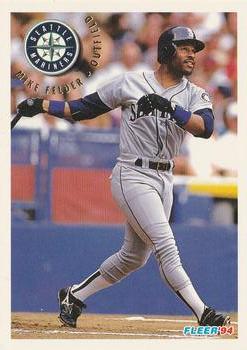 #284 Mike Felder - Seattle Mariners - 1994 Fleer Baseball