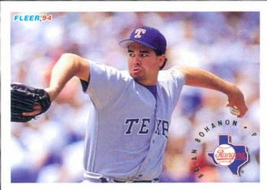 #302 Brian Bohanon - Texas Rangers - 1994 Fleer Baseball