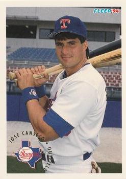 #304 Jose CansecoÊ - Texas Rangers - 1994 Fleer Baseball