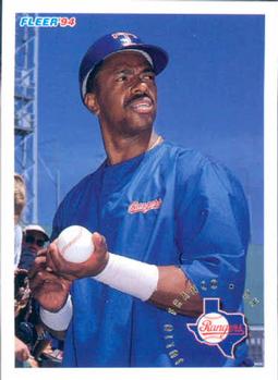 #306 Julio Franco - Texas Rangers - 1994 Fleer Baseball