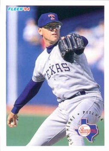 #308 Tom Henke - Texas Rangers - 1994 Fleer Baseball