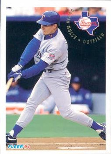 #309 David Hulse - Texas Rangers - 1994 Fleer Baseball