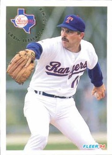 #311 Craig Lefferts - Texas Rangers - 1994 Fleer Baseball