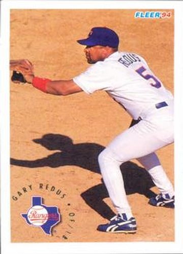 #318 Gary Redus - Texas Rangers - 1994 Fleer Baseball