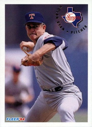 #321 Nolan Ryan - Texas Rangers - 1994 Fleer Baseball