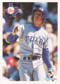 #322 Doug Strange - Texas Rangers - 1994 Fleer Baseball