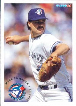 #330 Mark Eichhorn - Toronto Blue Jays - 1994 Fleer Baseball