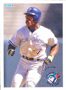 #334 Rickey Henderson - Toronto Blue Jays - 1994 Fleer Baseball