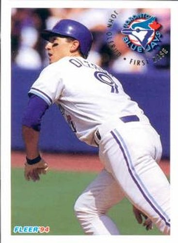 #340 John Olerud - Toronto Blue Jays - 1994 Fleer Baseball