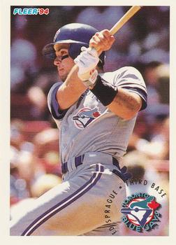 #342 Ed Sprague - Toronto Blue Jays - 1994 Fleer Baseball