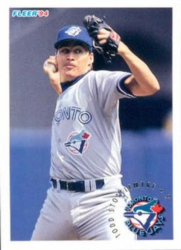 #344 Todd Stottlemyre - Toronto Blue Jays - 1994 Fleer Baseball